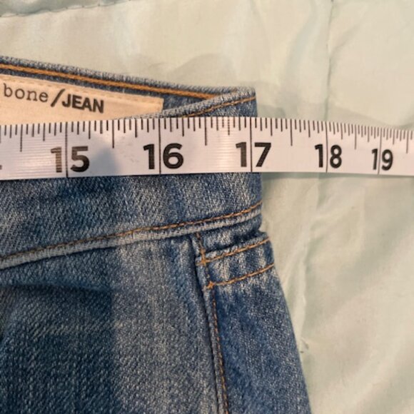 LAST PRICE Rag & Bone Dre Low Rise Slim Boyfriend Distressed Size 30 Blue Denim - Picture 9 of 16